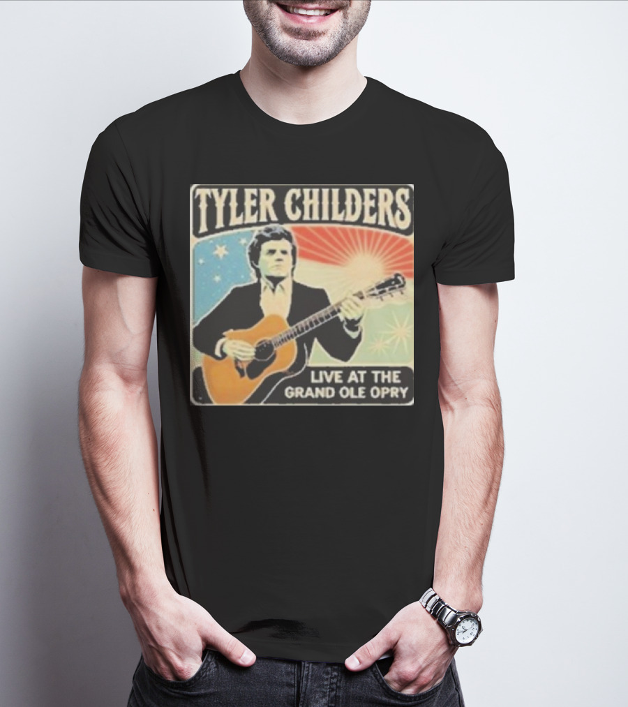 Tyler Childers Live Performance With Guitar At The Grand Ole Opry Iconic Event T-Shirt