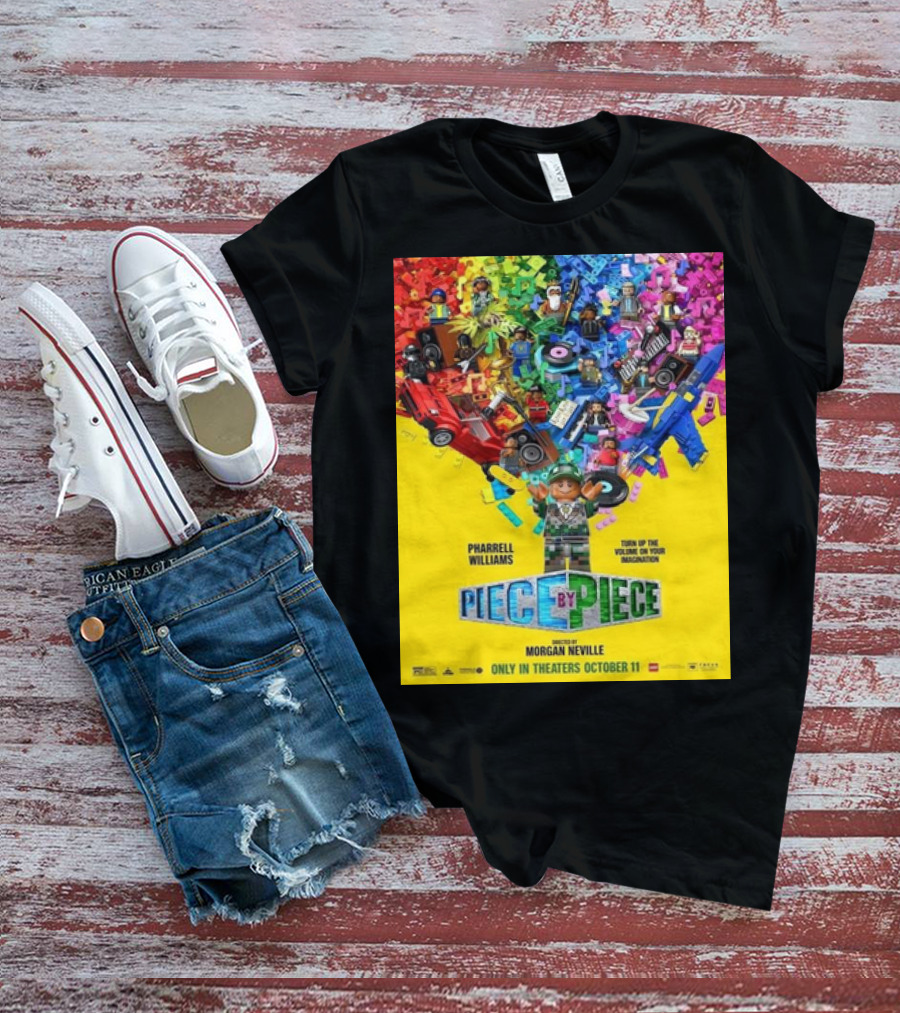 PHARRELL WILLIAMS PIECE BY PIECE TURN UP THE VOLUME OF YOUR IMAGINATION RELEASING IN THEATERS OCTOBER 11 T-Shirt