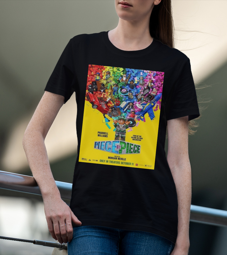 PHARRELL WILLIAMS PIECE BY PIECE TURN UP THE VOLUME OF YOUR IMAGINATION RELEASING IN THEATERS OCTOBER 11 T-Shirt