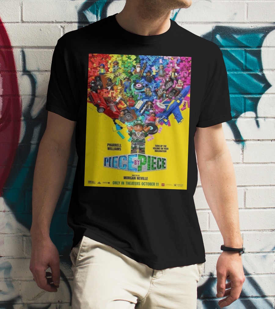 PHARRELL WILLIAMS PIECE BY PIECE TURN UP THE VOLUME OF YOUR IMAGINATION RELEASING IN THEATERS OCTOBER 11 T-Shirt