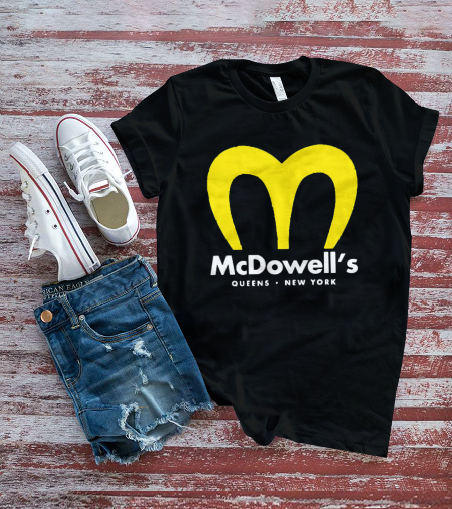 McDowell’s Queens New York Logo Yellow Arch T-Shirt