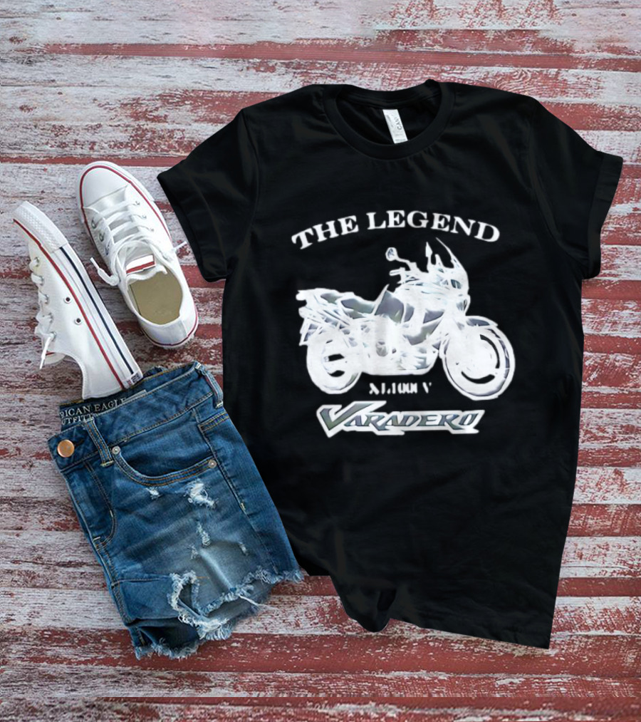 The Legend Varadero XL1000V Motorcycle Icon Text Highlight T-Shirt