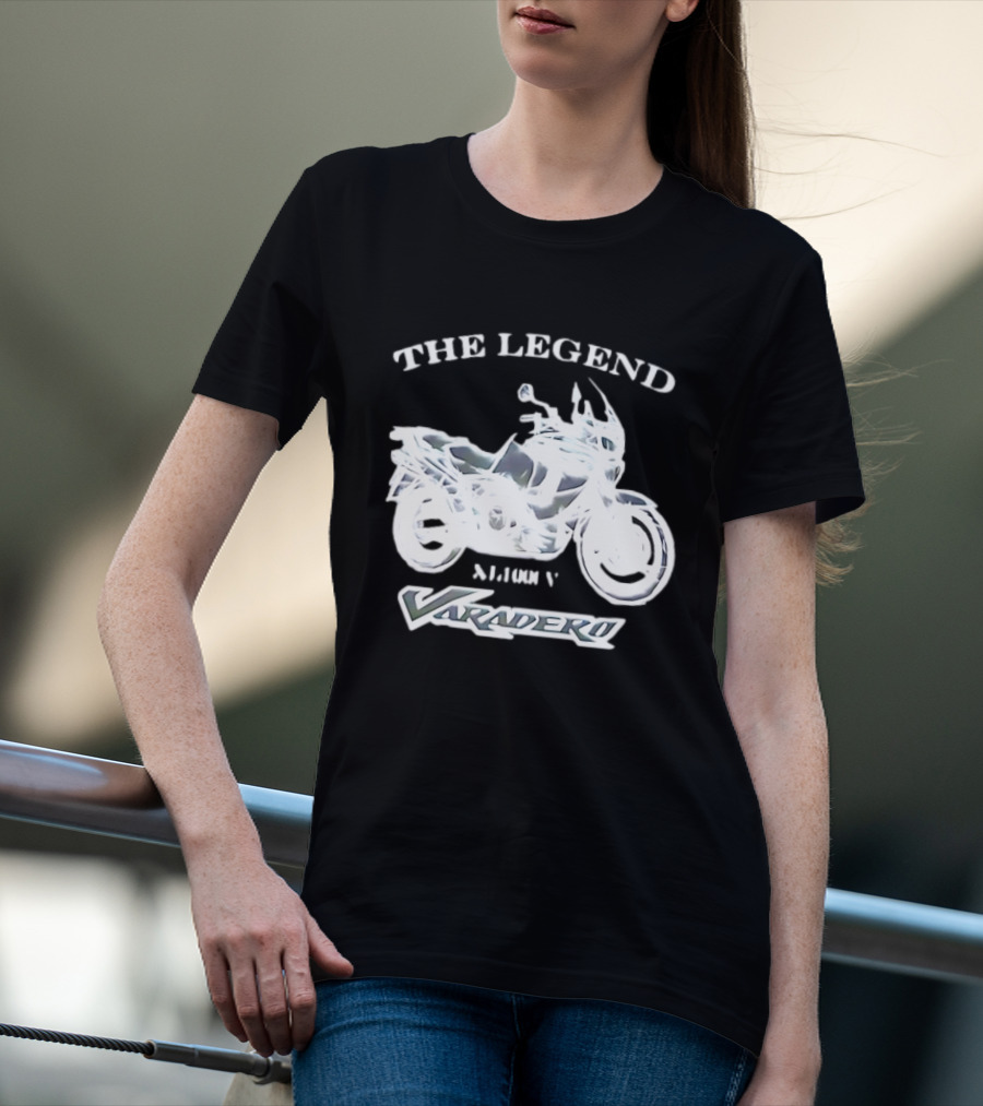 The Legend Varadero XL1000V Motorcycle Icon Text Highlight T-Shirt