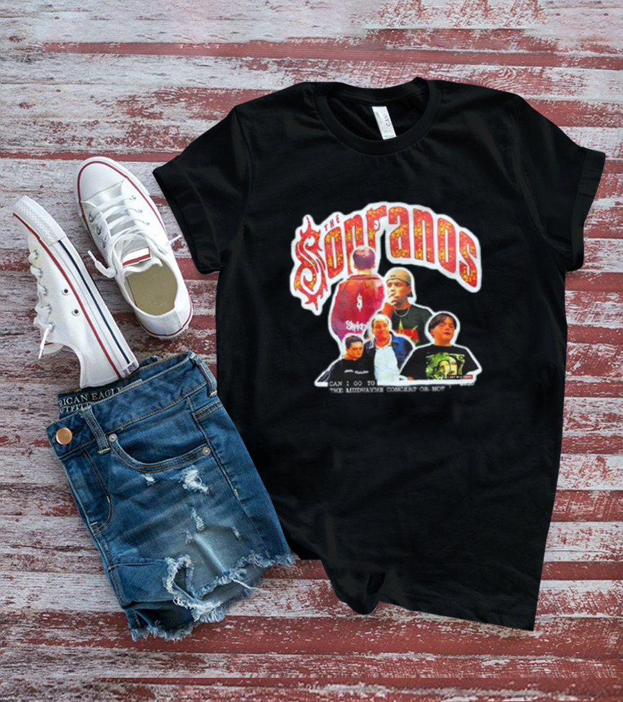 The Sopranos Slipknot Mudvayne Concert Scene Mashup T-Shirt