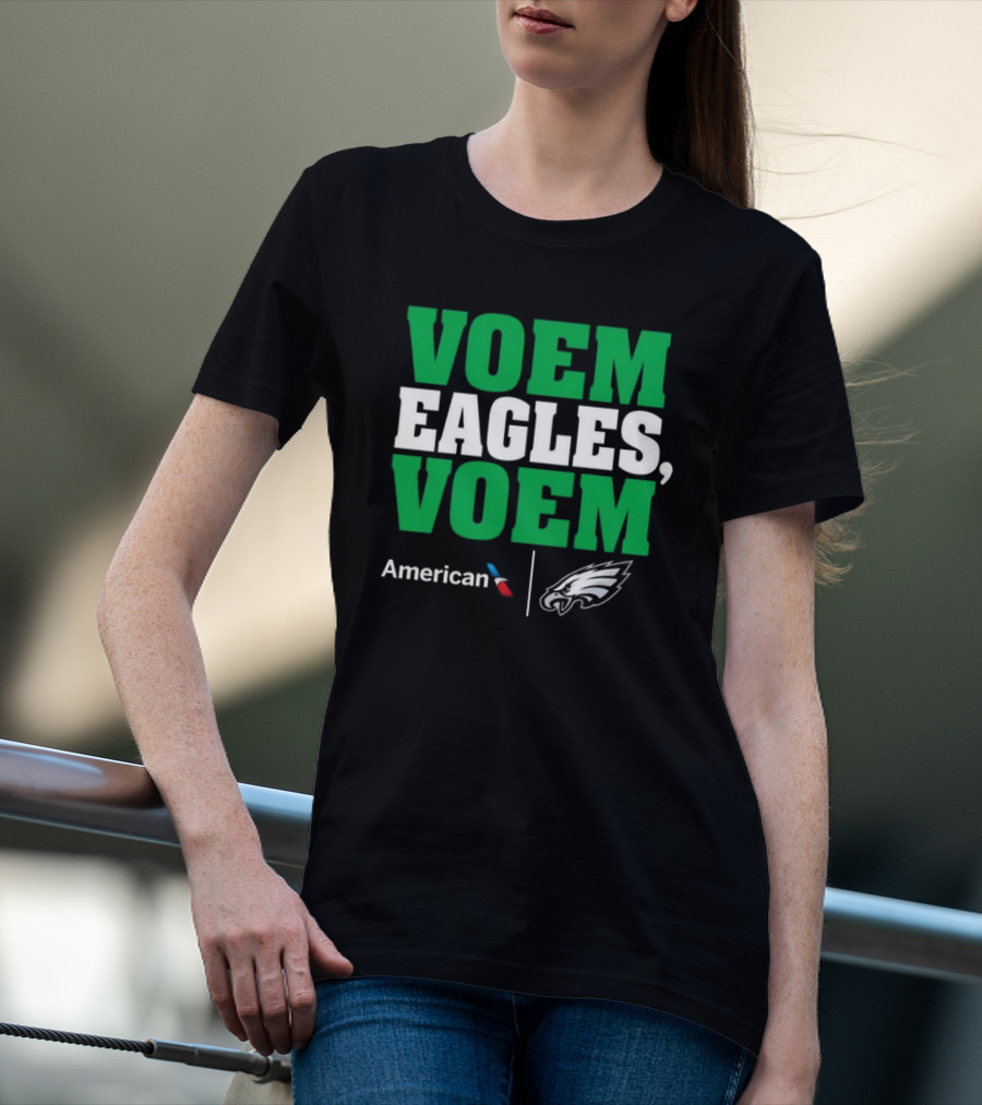 Voem Eagles Voem Philadelphia Eagles American Airlines T-Shirt