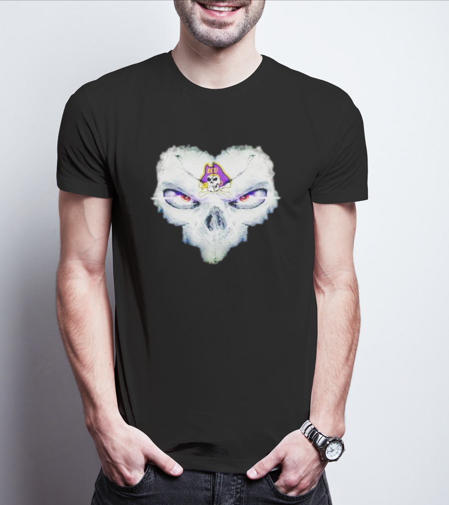 East Carolina Pirates ECU Skull Fantasy T-Shirt