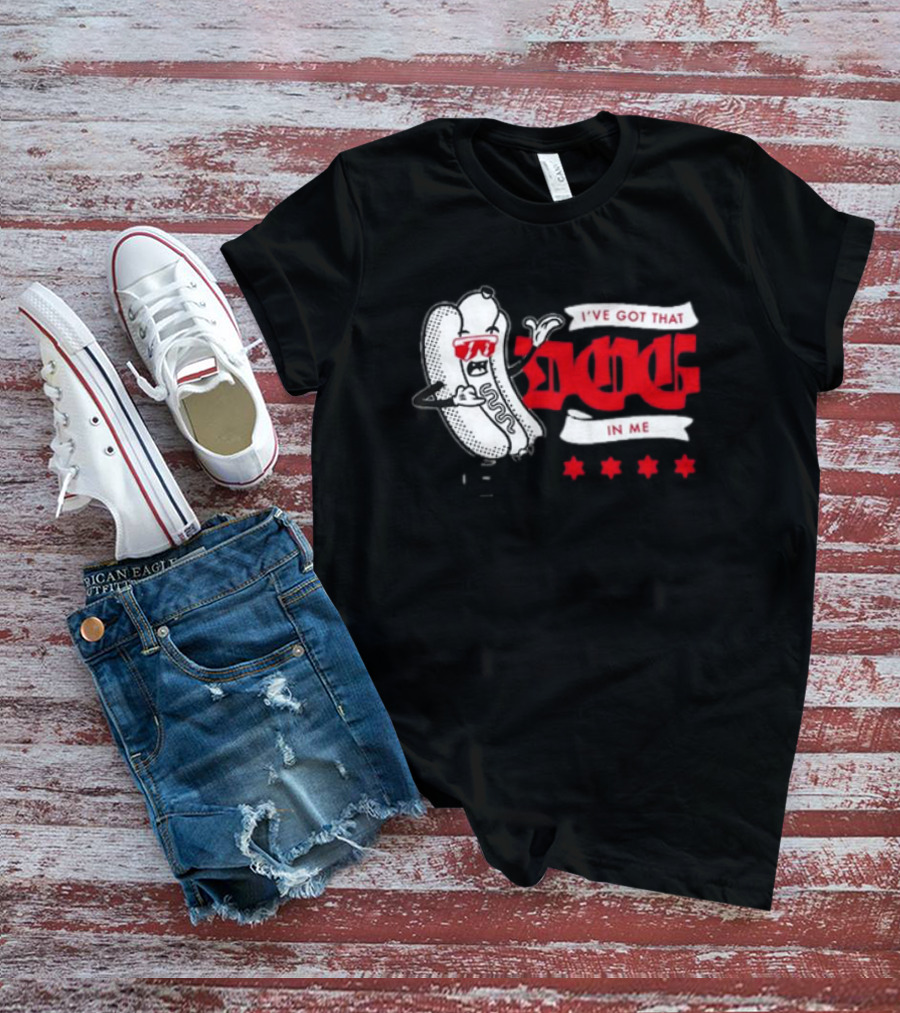 C2E2 I've Got That Dog Hot Dog Character With Stars T-Shirt