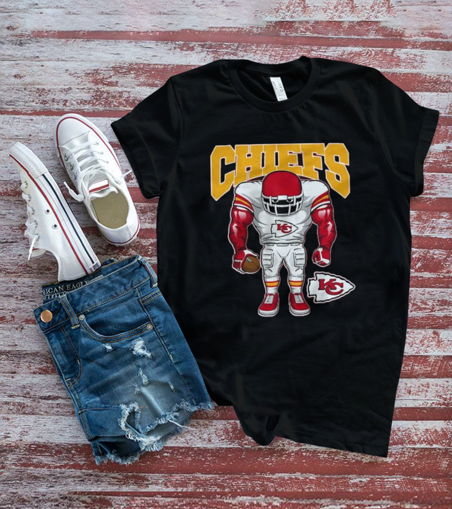 Kansas City Chiefs Brute Squad Football Player T-Shirt