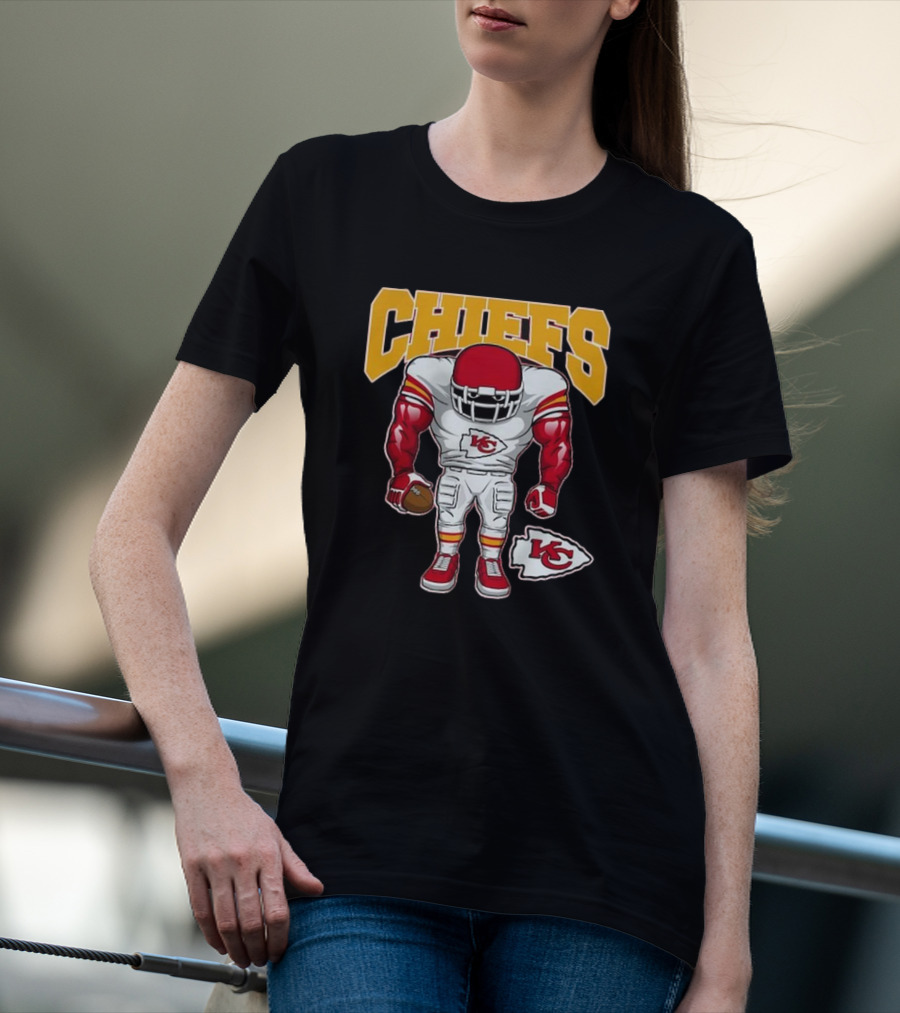 Kansas City Chiefs Brute Squad Football Player T-Shirt
