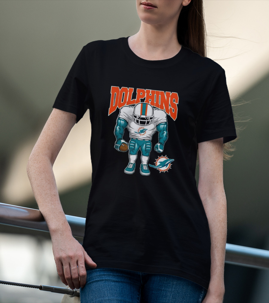 Miami Dolphins Brute Squad NFL Football Player T-Shirt