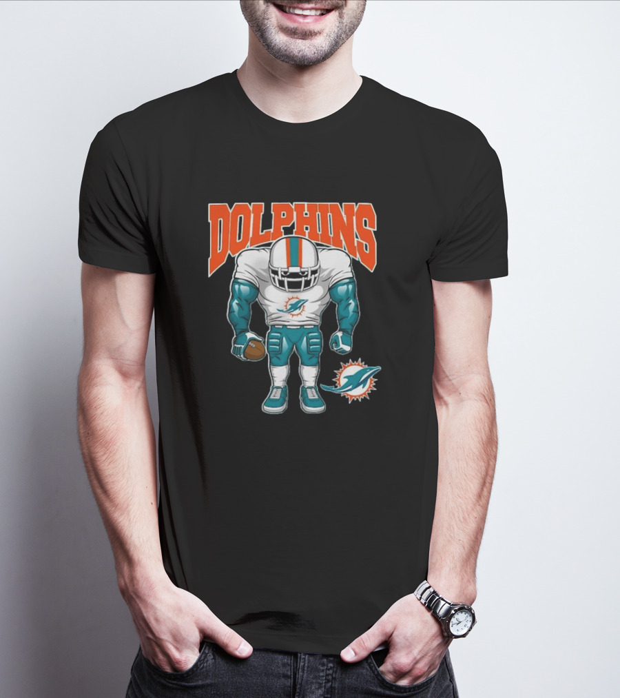 Miami Dolphins Brute Squad NFL Football Player T-Shirt