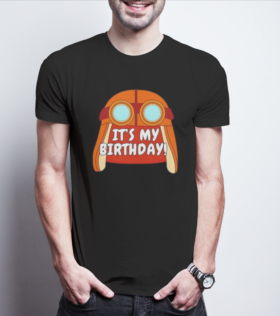 Danny Go It's My Birthday Pilot Goggles T-Shirt