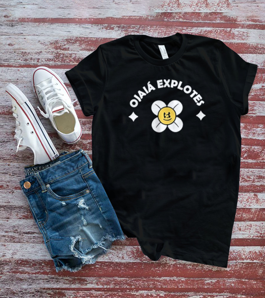 El Mariana Ojalá Explotes Smiling Flower T-Shirt