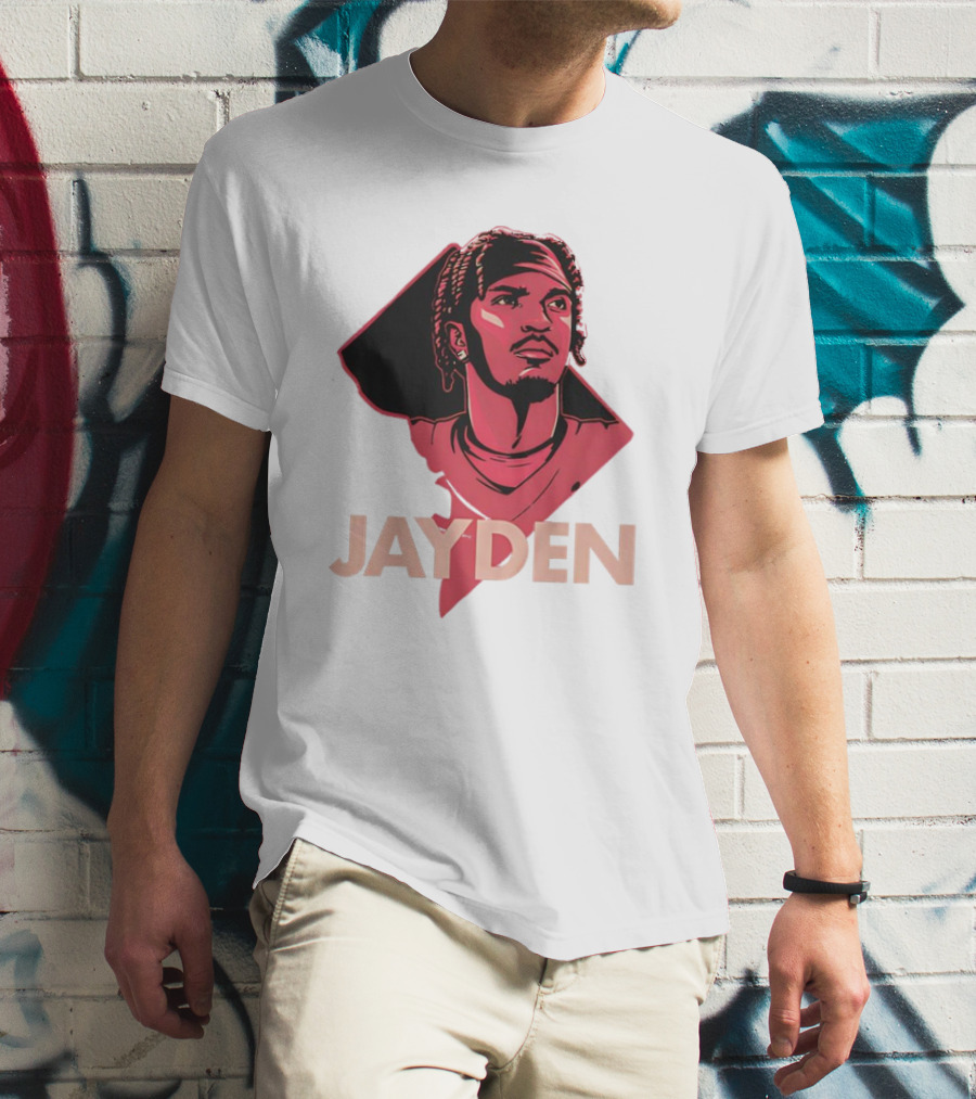 Jayden Daniels Washington Commanders Patriot T-Shirt