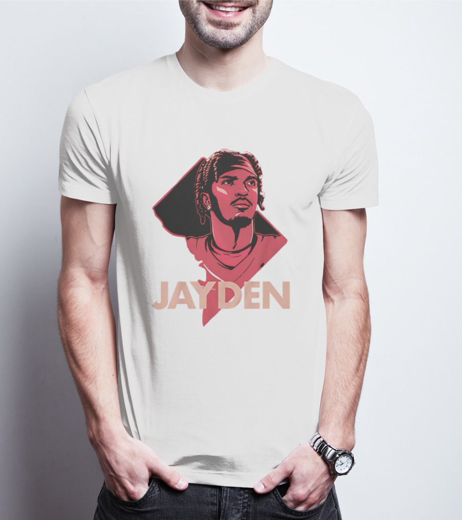 Jayden Daniels Washington Commanders Patriot T-Shirt