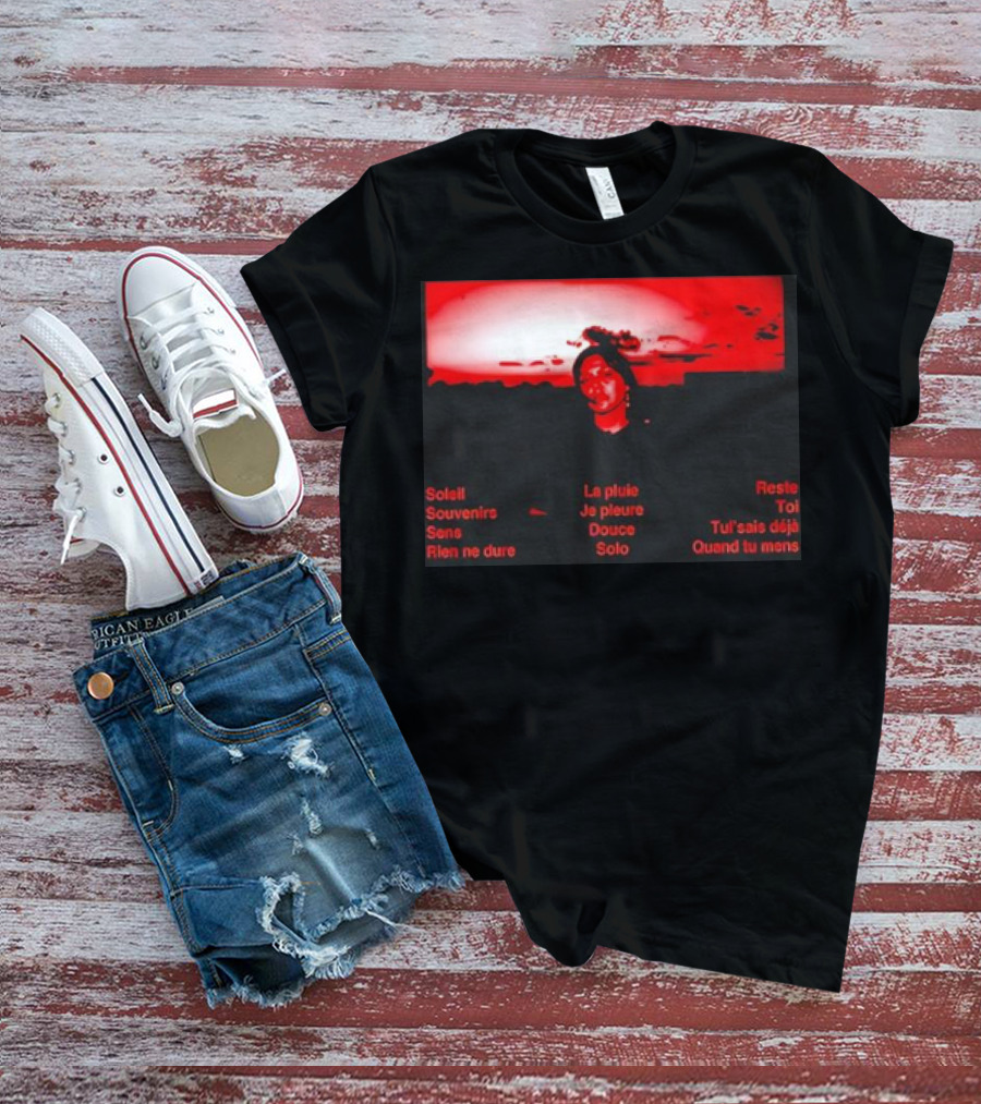 Manches Longues Solo Retro Soleil Souvenire Rien Ne Dure La Pluie Je Pleure Quand Tu Mens T-Shirt