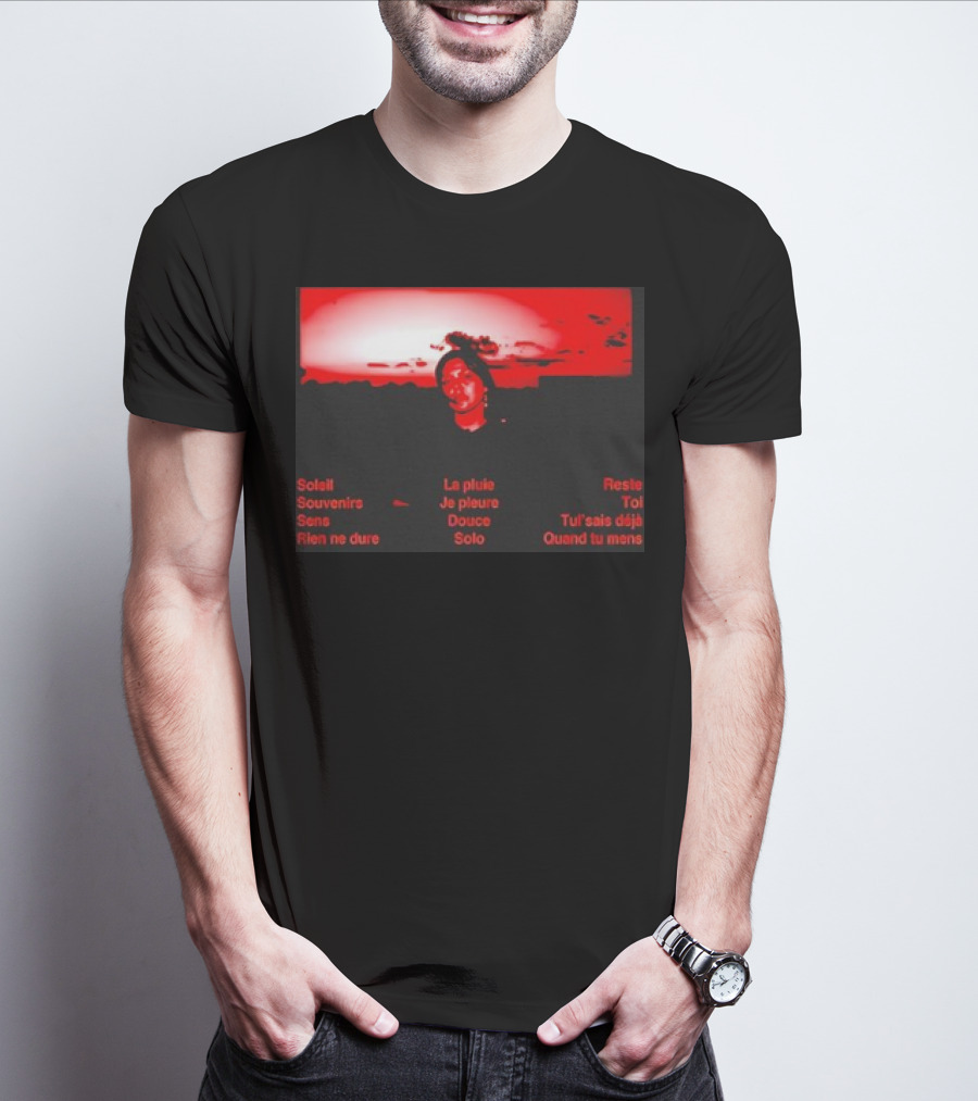 Manches Longues Solo Retro Soleil Souvenire Rien Ne Dure La Pluie Je Pleure Quand Tu Mens T-Shirt