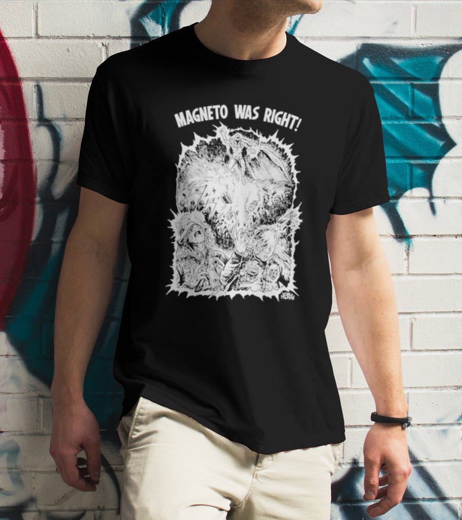 Magneto Was Right Punk Anime T-Shirt