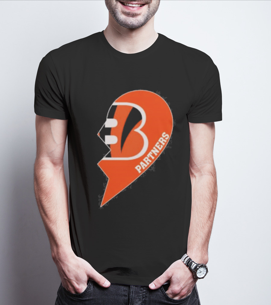 Cincinnati Bengals Partners Heart B T-Shirt