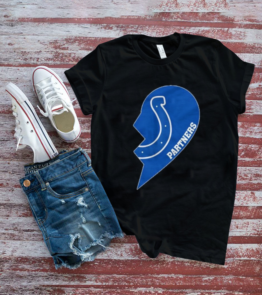 Indianapolis Colts Partners Half Heart T-Shirt