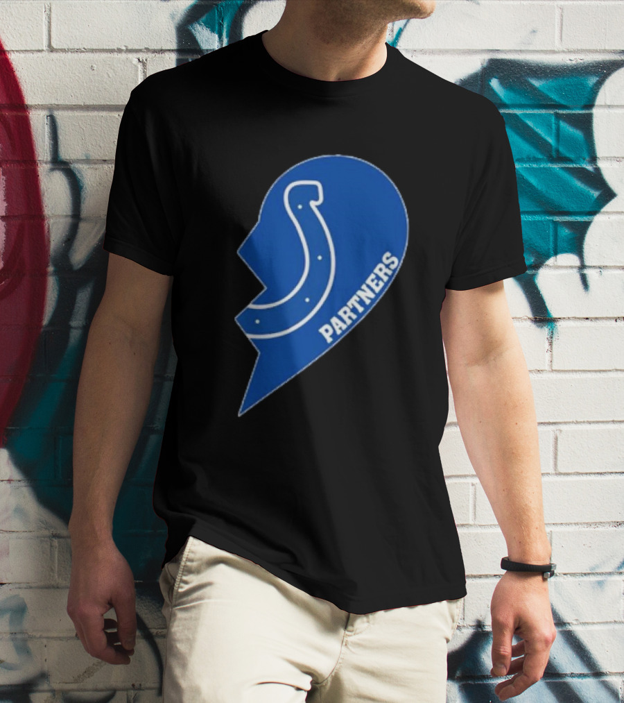 Indianapolis Colts Partners Half Heart T-Shirt