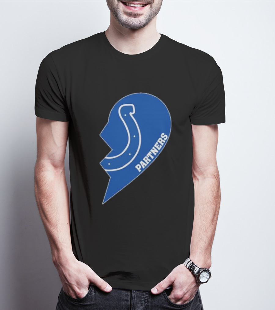 Indianapolis Colts Partners Half Heart T-Shirt