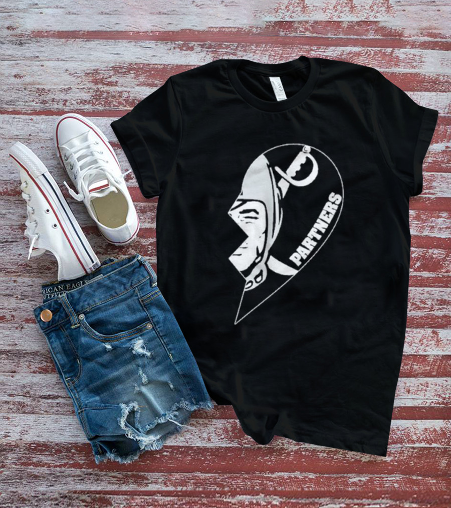 Las Vegas Raiders Partners Broken Heart T-Shirt