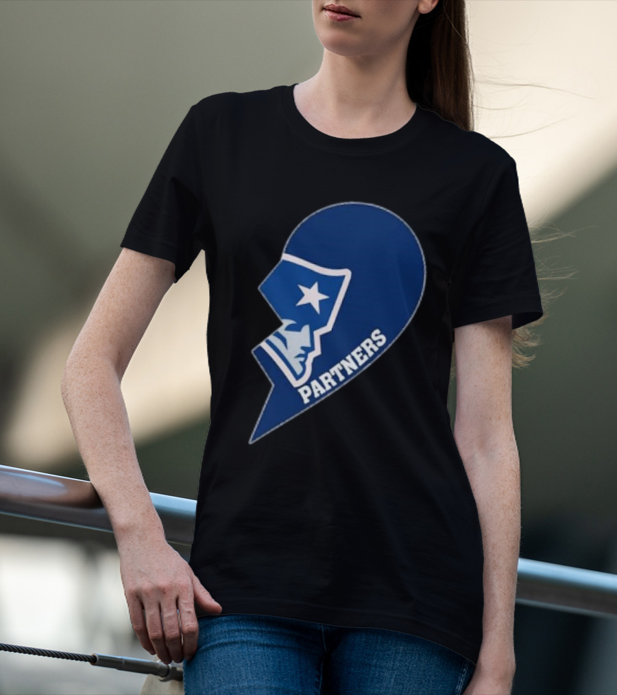 Patriots Partners Broken Heart Half T-Shirt