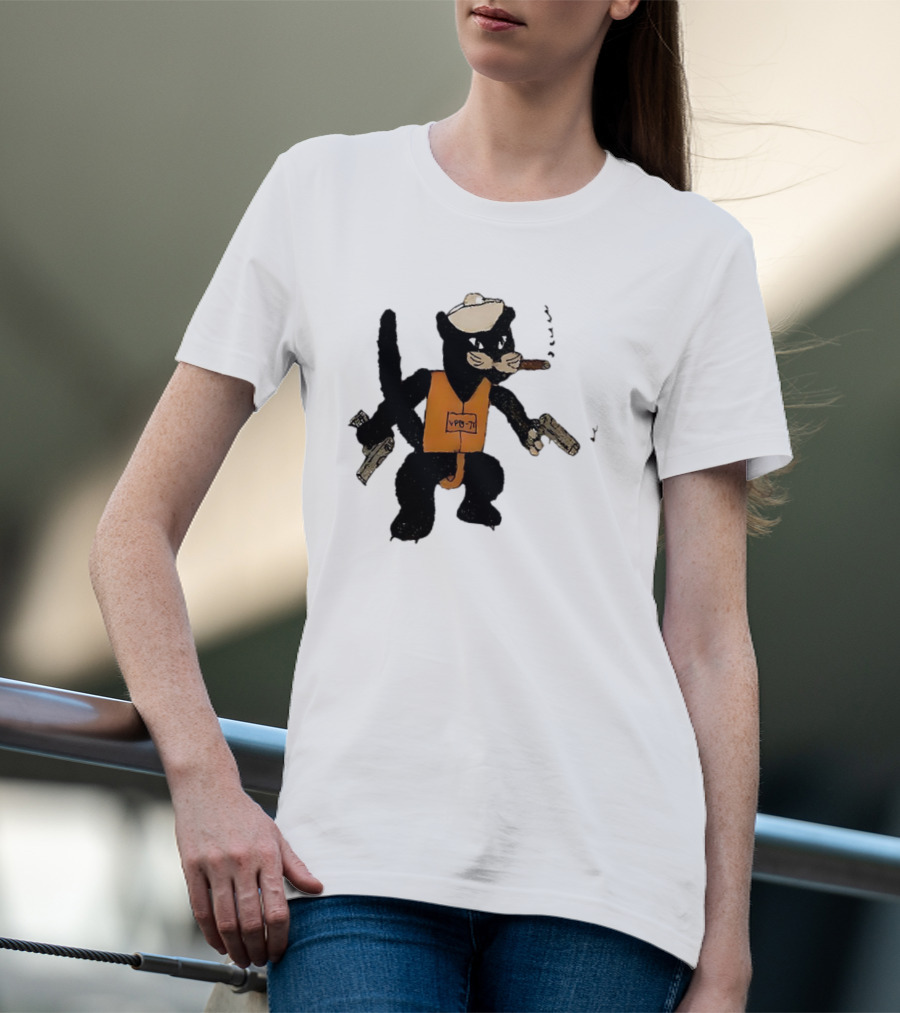 VPB-71 Cat Patrol Squadron Armed Mascot T-Shirt