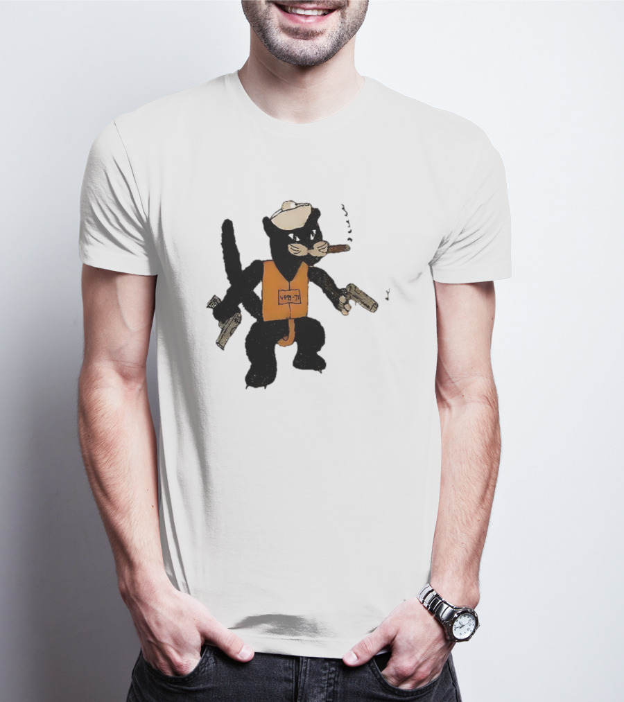 VPB-71 Cat Patrol Squadron Armed Mascot T-Shirt