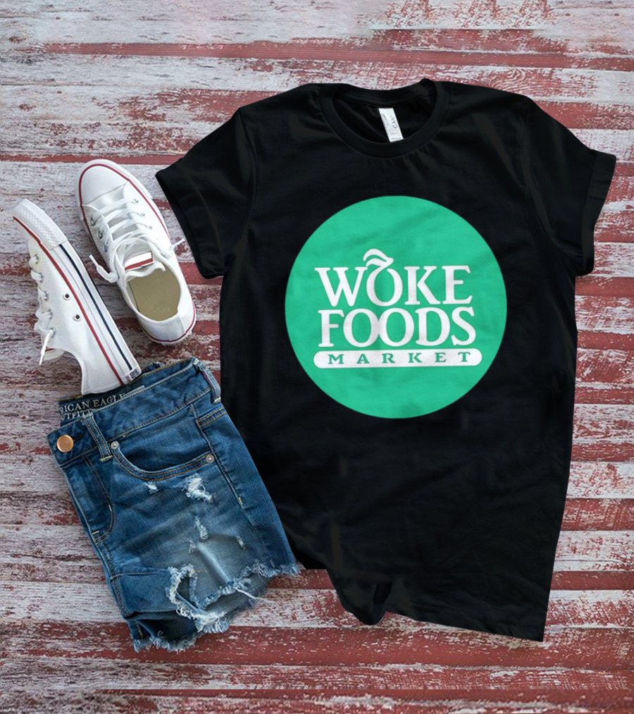 Woke Foods Market Green Circle T-Shirt