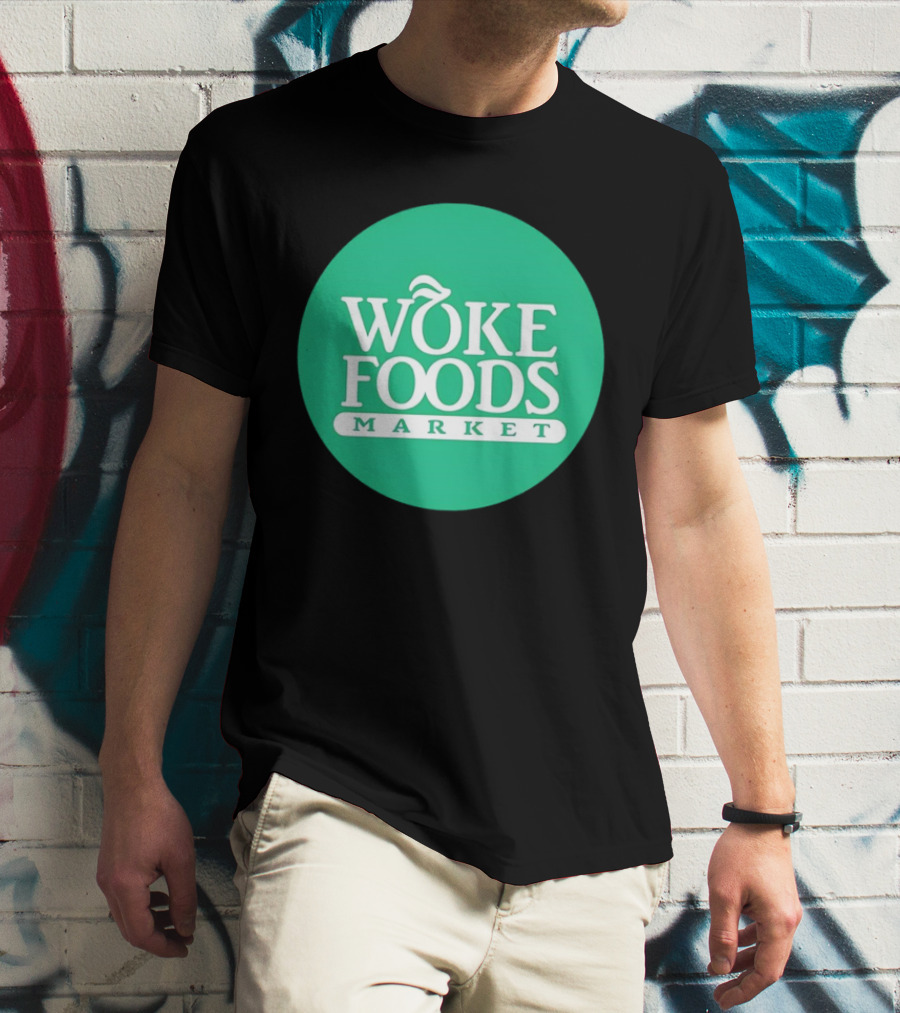 Woke Foods Market Green Circle T-Shirt