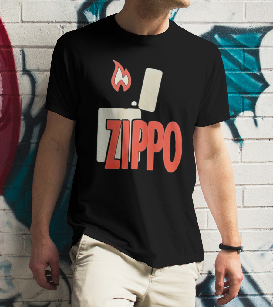Zippo Lighter Flame T-Shirt