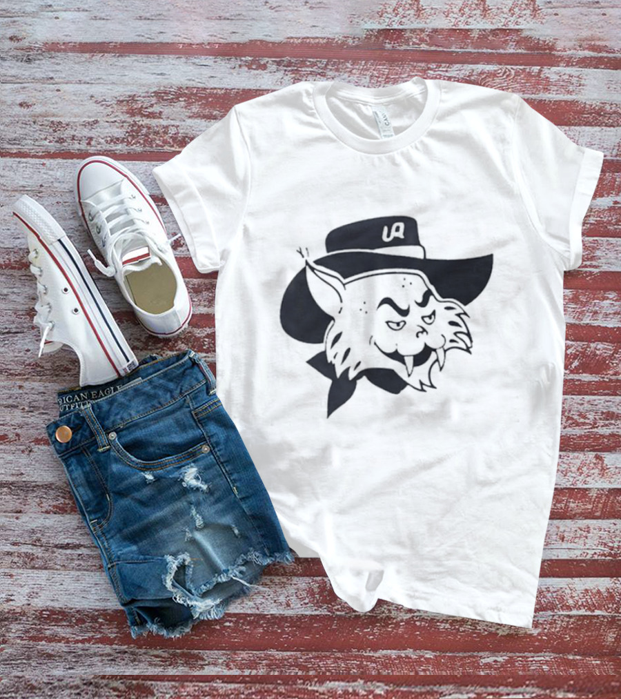 Arizona Wildcats UA Mascot Cowboy Hat T-Shirt