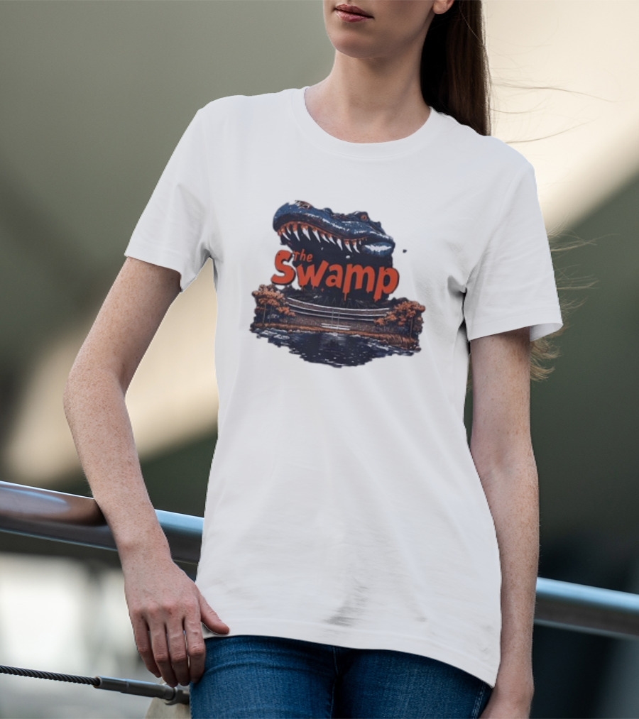 Florida Gators The Swamp Vintage Stadium Alligator T-Shirt