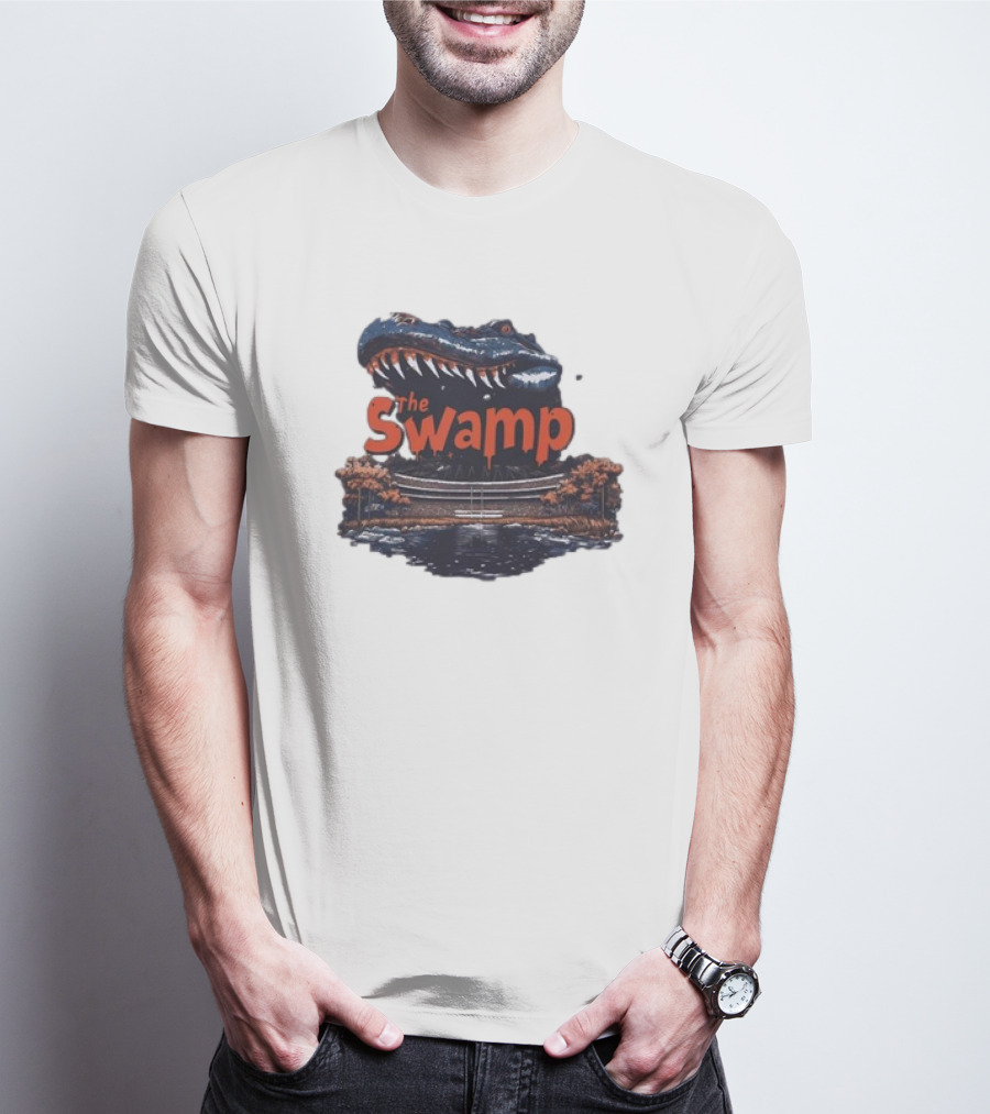 Florida Gators The Swamp Vintage Stadium Alligator T-Shirt
