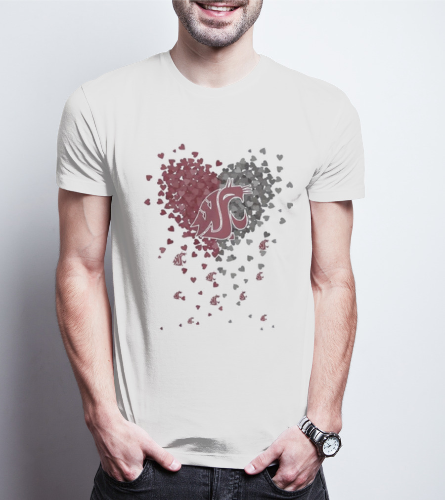 Heart Full Of WSU Cougars Spirit T-Shirt