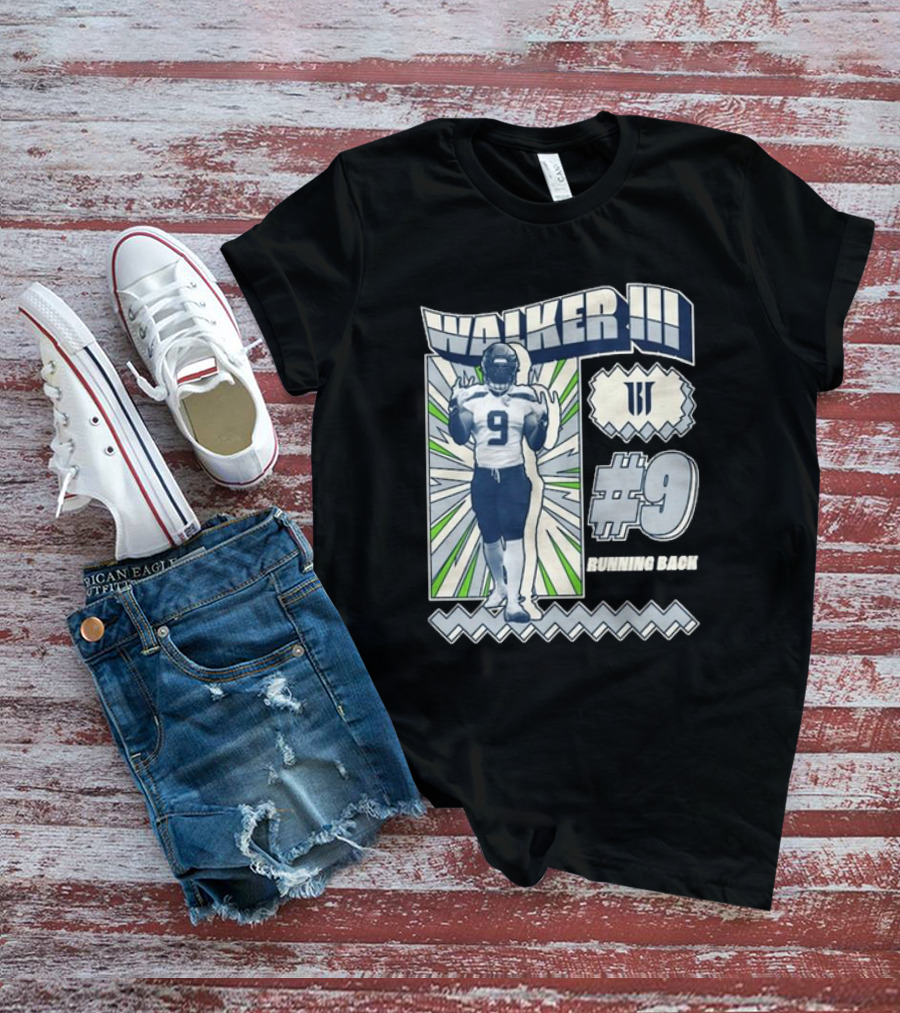 Walker III #9 Running Back T-Shirt