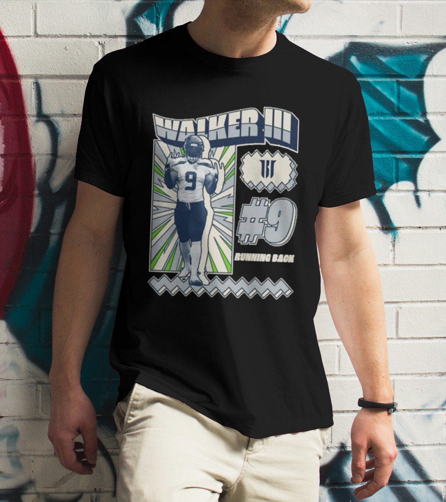 Walker III #9 Running Back T-Shirt