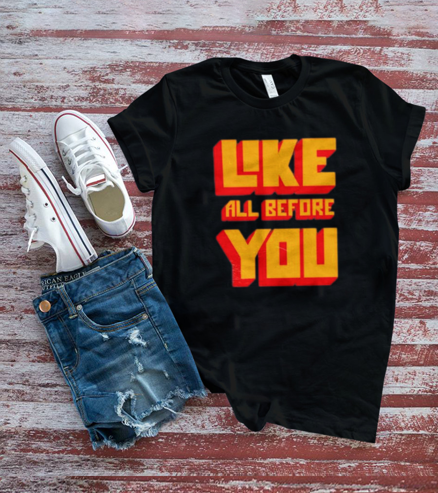 The Voidz Like All Before You Text Bold Yellow Red T-Shirt
