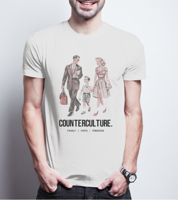 Counterculture Family Faith Freedom T-Shirt