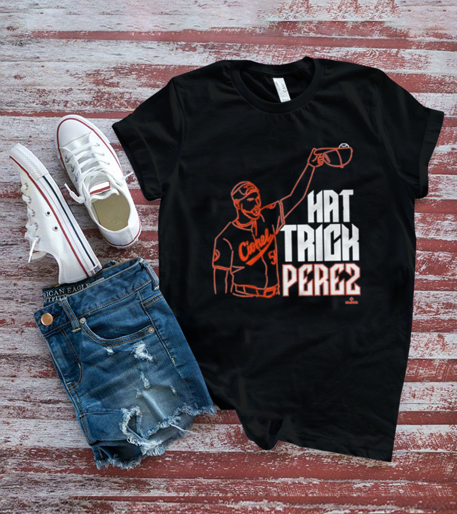 Baltimore Orioles Cionel Perez Hat Trick Perez Player T-Shirt