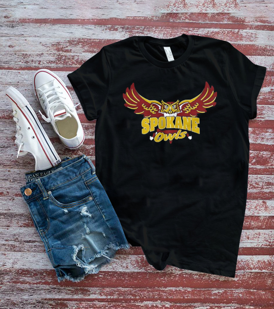 Spokane Owls Winged Emblem T-Shirt