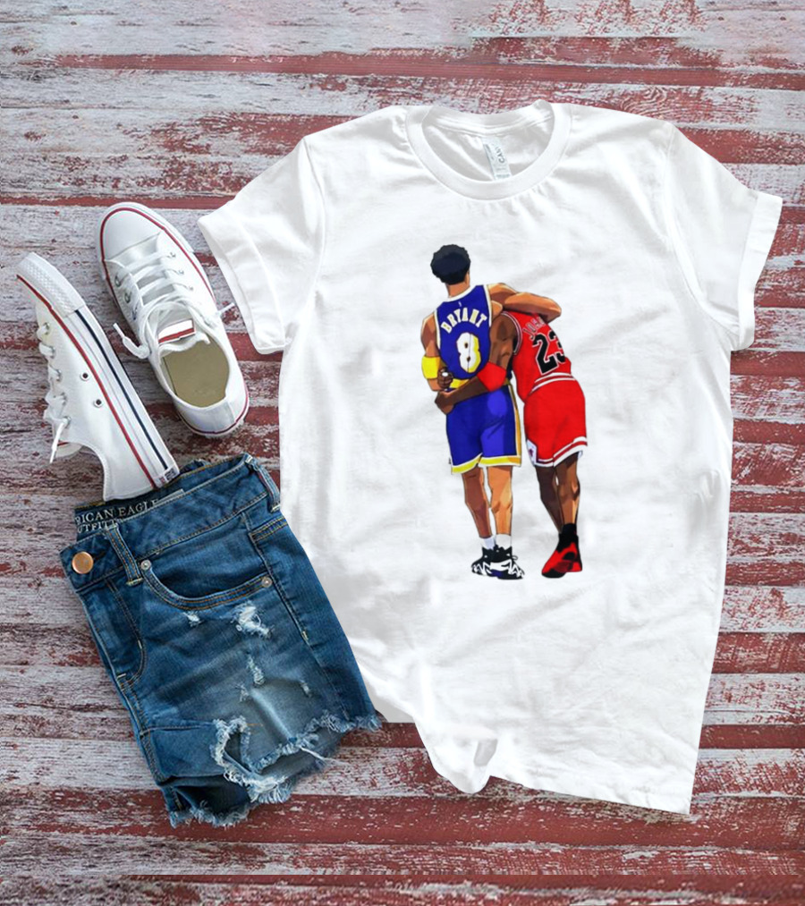 Bryant Los Angeles Lakers 8 And Jordan Chicago Bulls 23 Together Forever T-Shirt