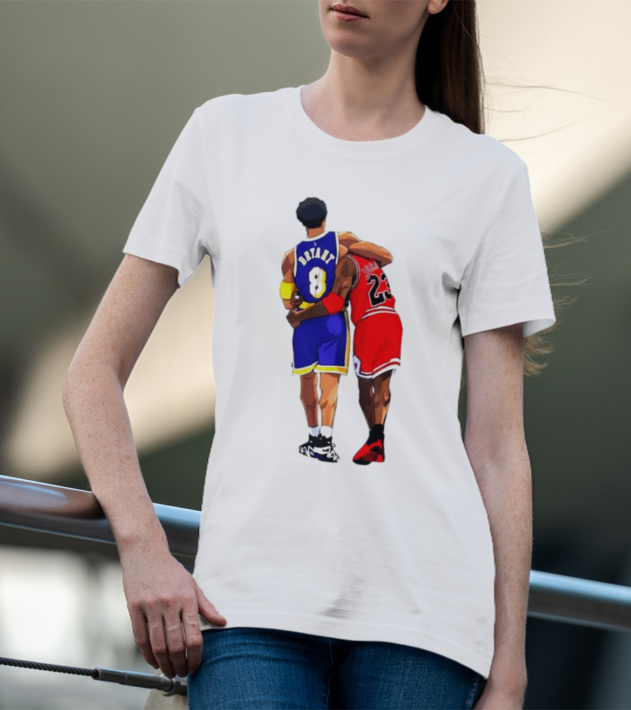 Bryant Los Angeles Lakers 8 And Jordan Chicago Bulls 23 Together Forever T-Shirt