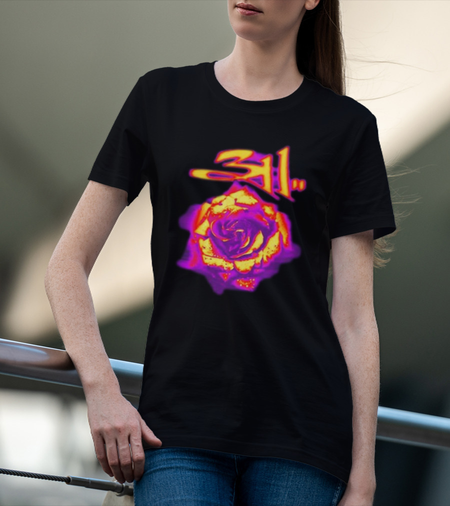 311 Full Bloom Rose Psychedelic T-Shirt