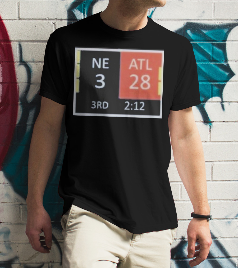 Tom Brady Greatest Comeback NE 3 ATL 28 3rd 2:12 T-Shirt
