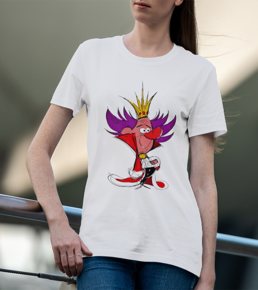 Disney Villains Cartoon Queen Of Hearts T-Shirt