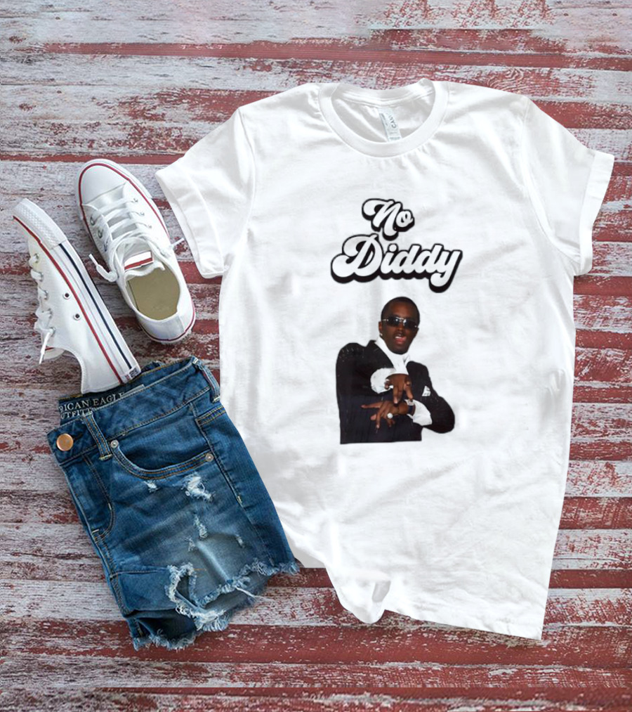 No Diddy Tongue Out Diddy Parody Sunglasses Swagger T-Shirt
