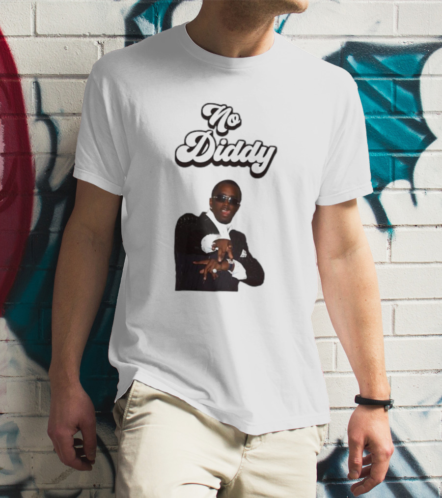 No Diddy Tongue Out Diddy Parody Sunglasses Swagger T-Shirt